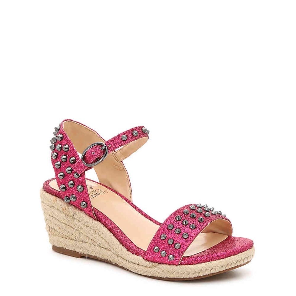 VINCE CAMUTO GIRLS ADALINA ESPADRILLE WEDGE SANDAL